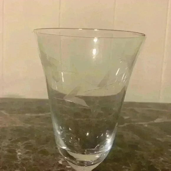 3 Vintage Iced Tea Crystal Glasses By George Borgfeldt...Pattern "Lynn" - Picture 6 of 8